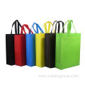 Colored Non-Woven Tote boutique eco laminated shopping Bag